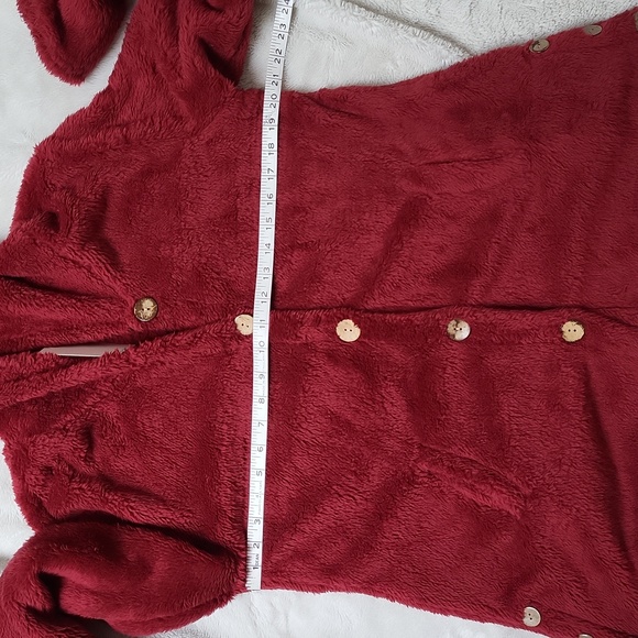 Camisa Red Hooded Soft Jacket! Size Medium! NWT! - Picture 9 of 10